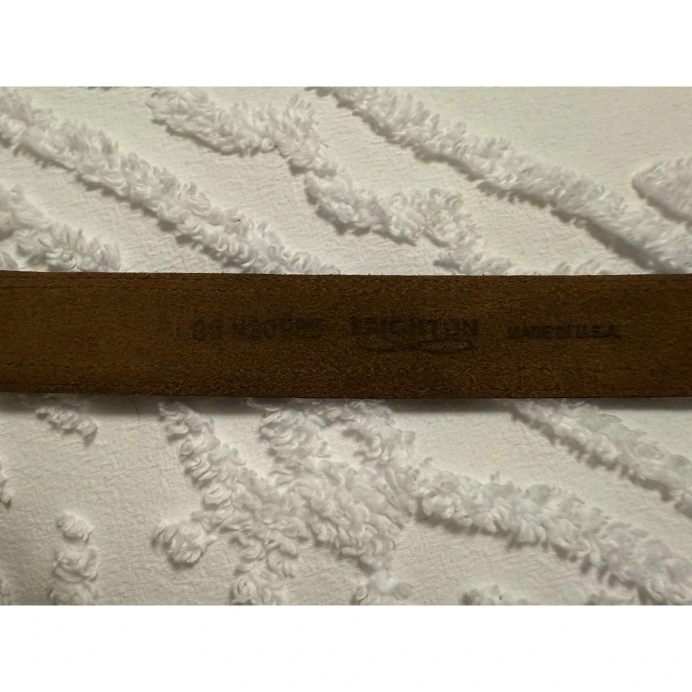 Men's Brighton Fabric/ Leather Laced Belt #30985 Size 36